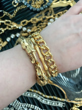 Vintage Gold Elephant Bracelet