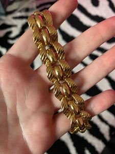 Vintage Gold Chunk Chain Bracelet