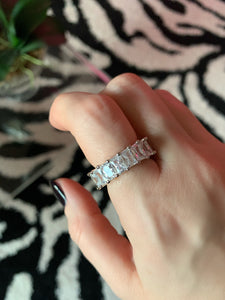 Platinum Ice Eternity Band