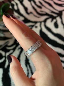 Platinum Ice Eternity Band