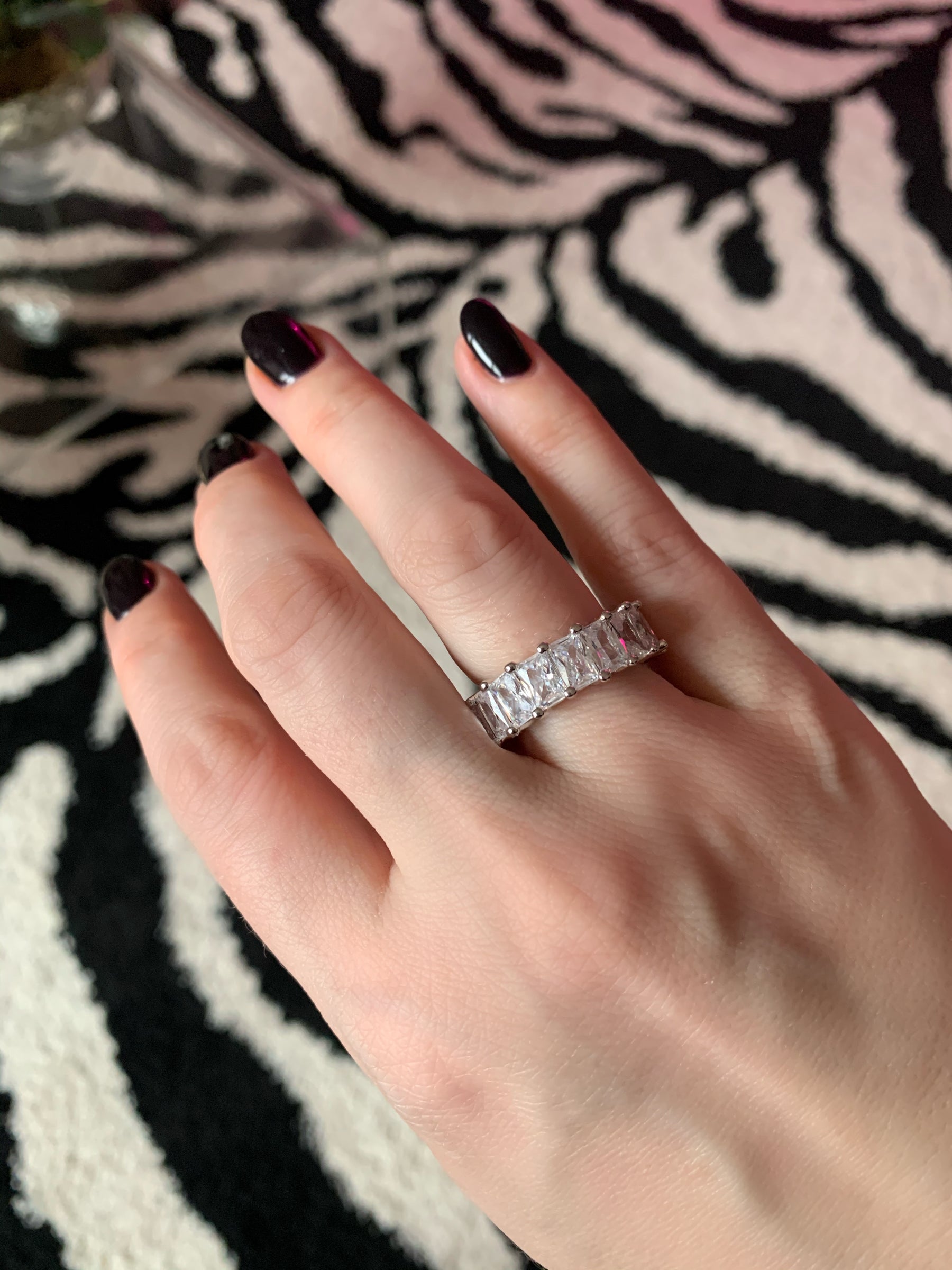 Platinum Ice Eternity Band