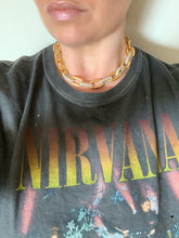 Kenneth Jay Lane Gold and Pave Chain Link Necklace
