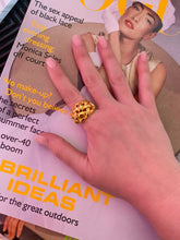 Kenneth Jay Lane Polished Gold Knot Ring