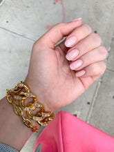 Kenneth Jay Lane Gold Links Bangle