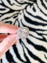 Heart of Glass Cocktail Ring
