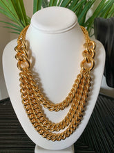 Kenneth Jay Lane Gold Nested Chain Necklace