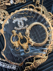 Chanel Pearl CC Brooch