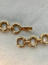 Vintage 1980's Kenneth Jay Lane Gold Plated Lion's Head Door Knocker Necklace