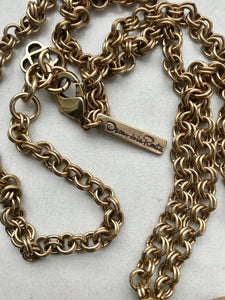 Vintage Oscar De La Renta Crystal Panther Necklace