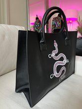 {Pre-Order} Black Cha Cha Cha Nel Vegan Leather Tote