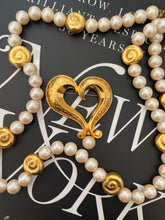Vintage 1994 Gold Heart Brooch
