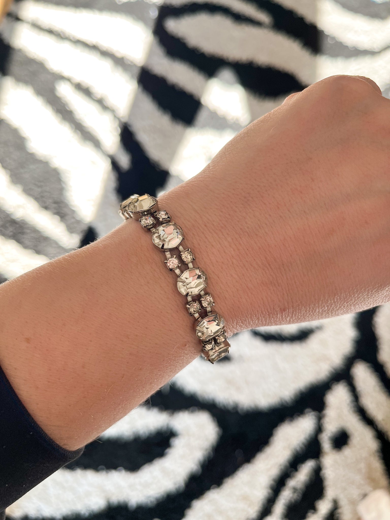 Vintage 1950's Weiss Crystal Tennis Bracelet – The Champagne