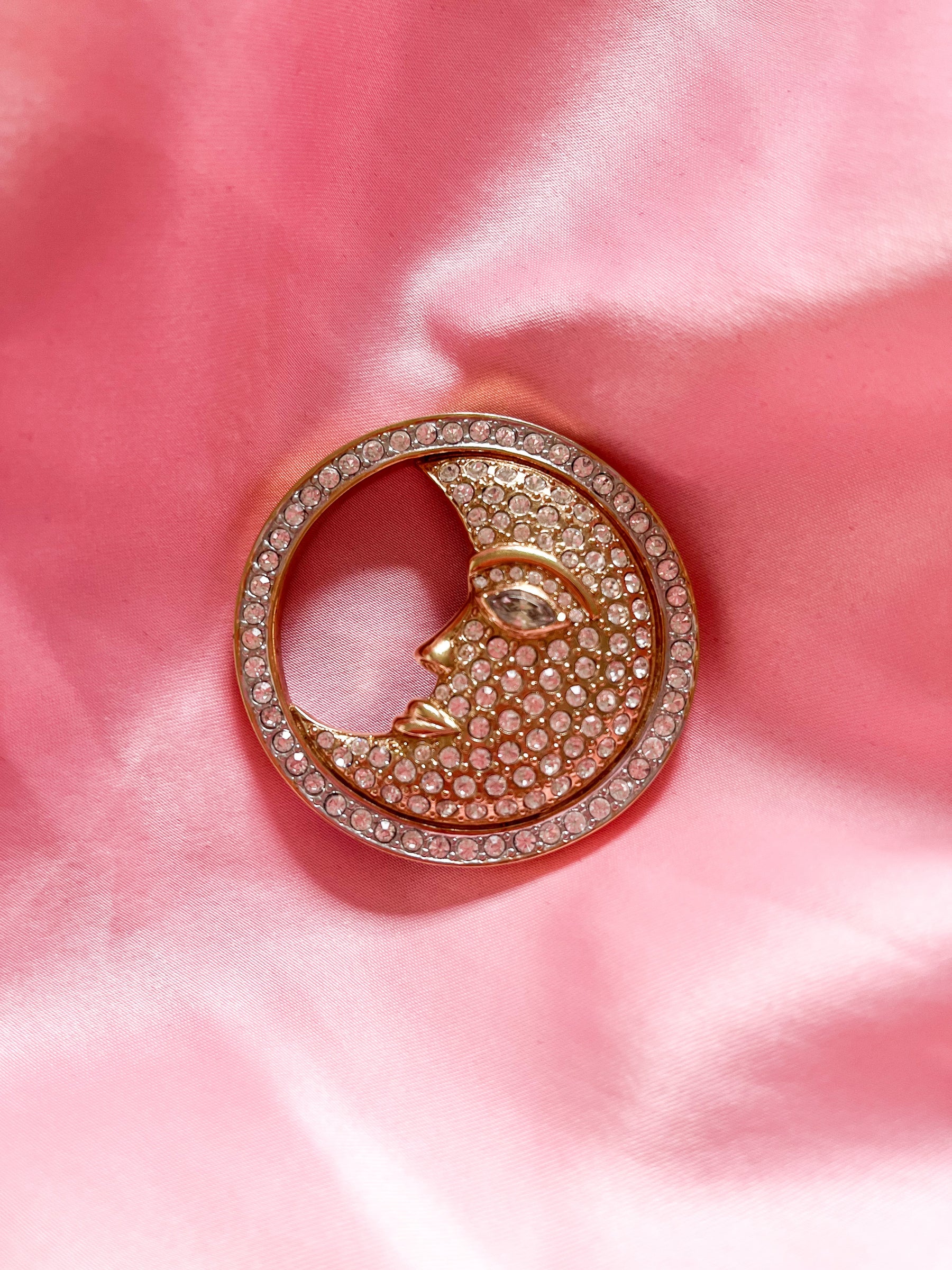 Vintage 1990's Rare Carolee Moon Brooch